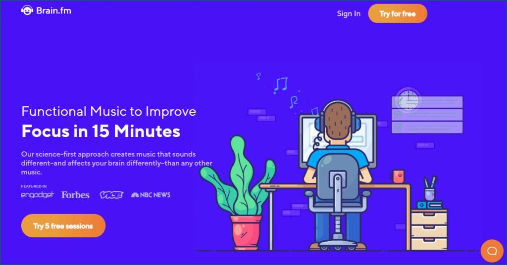 brainfm application musique concentration