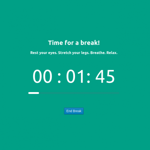 Google Chrome Break Timer 