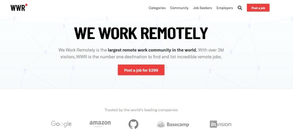 we work remotely home page