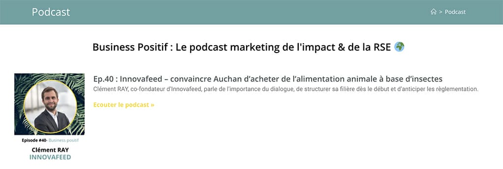podcast marketing business positif