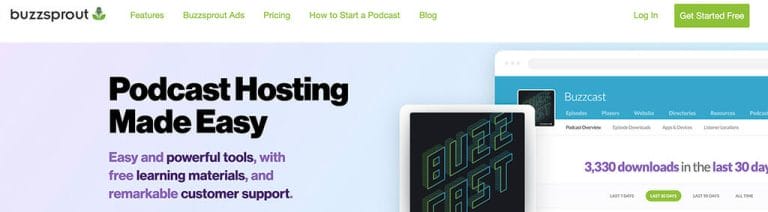 Buzzsprout podcast hosting made easy