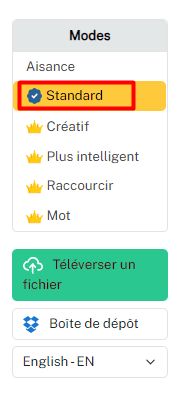 Paraphrasing tool choix language