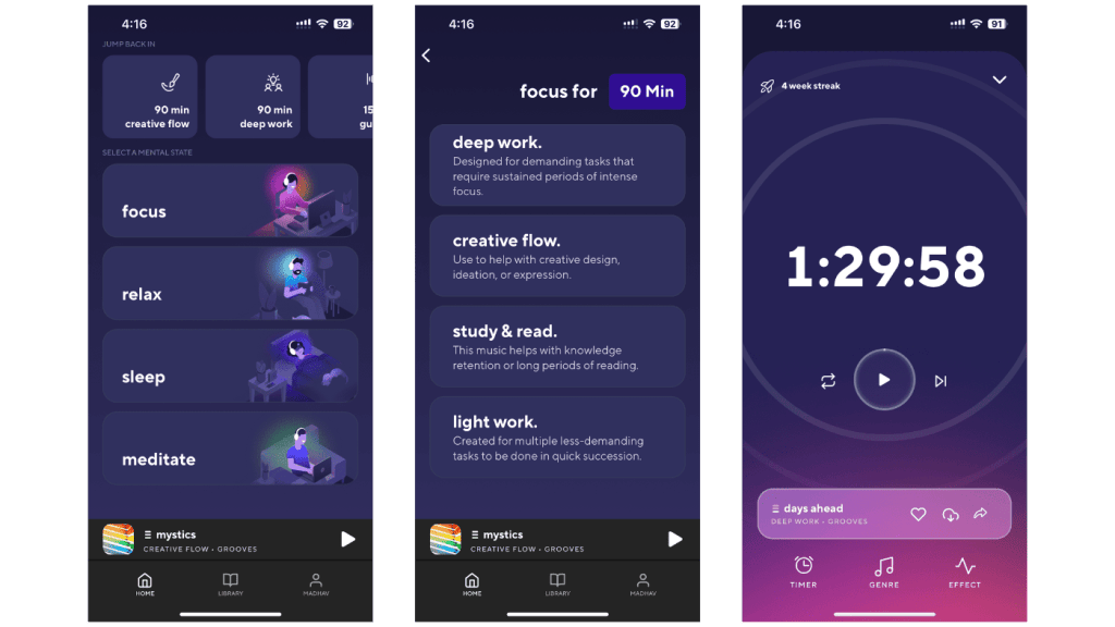 brainfm modes