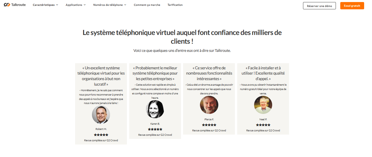 Avis clients : ce qu’ils pensent de Talkroute