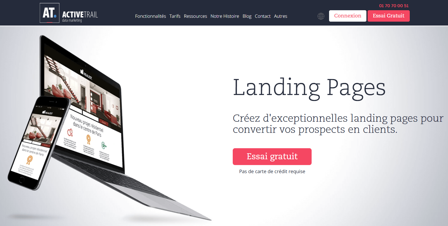 ActiveTrail landing pages