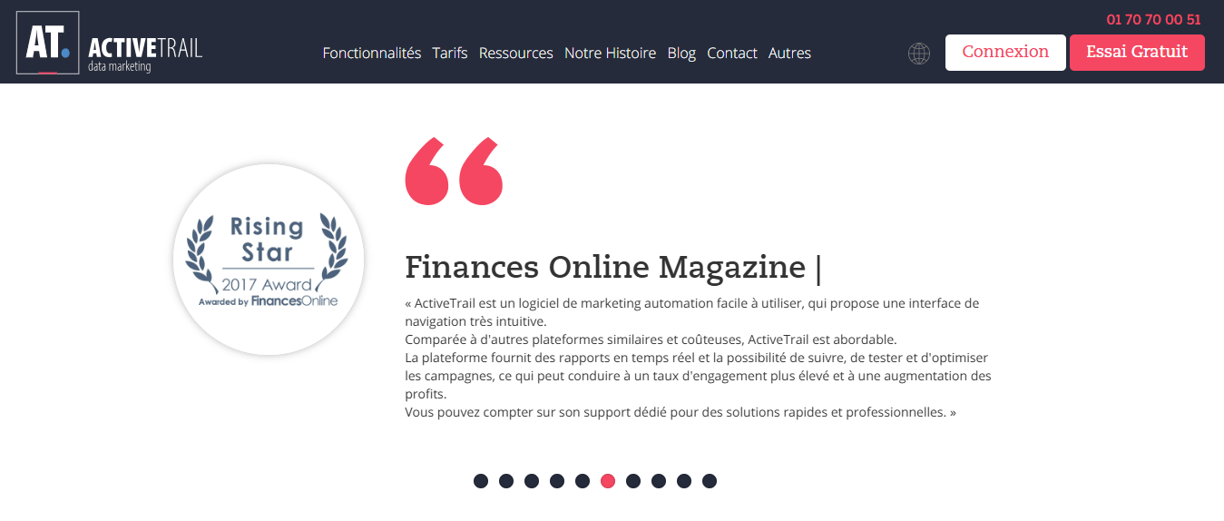 Les avis clients sur ActiveTrail