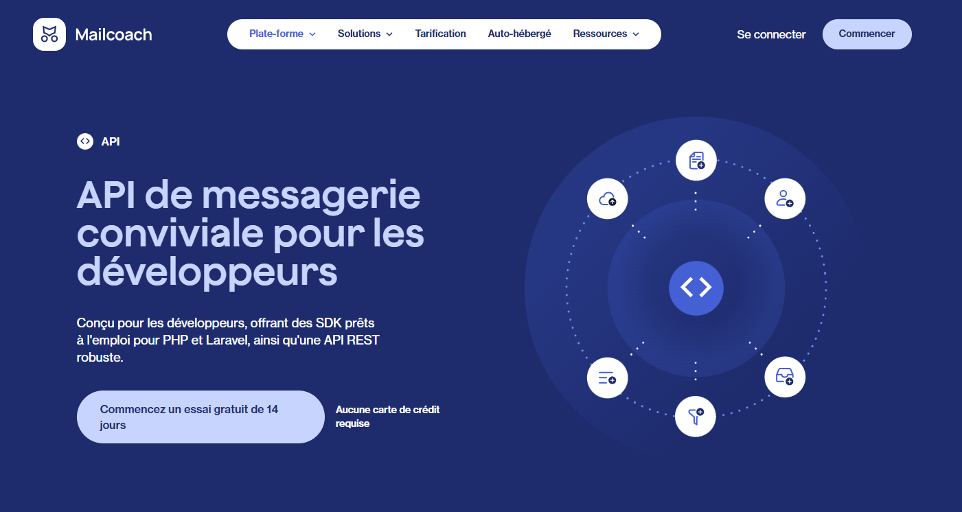 mailcoach Intégrations & API