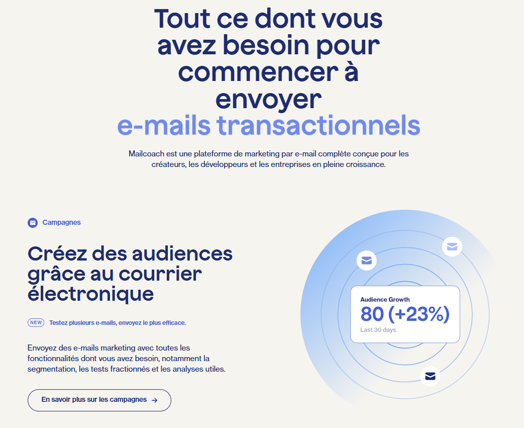 Mon avis sur Mailcoach