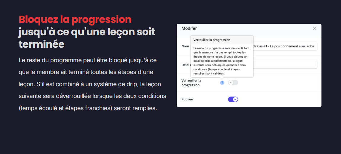 Suivre la progression des élèves